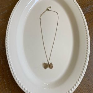 Dainty Gold Bow Necklace